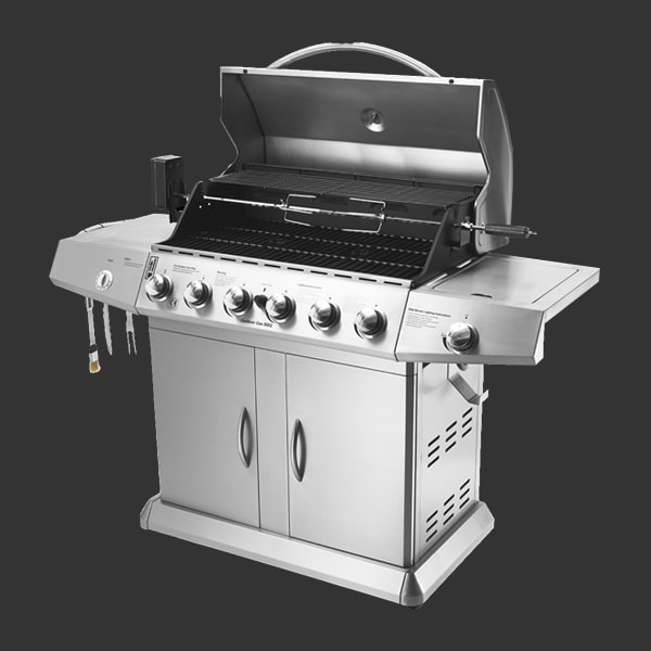 BQ2206 - Six Burners BBQ 商用六頭爐石油氣燒烤爐 Image